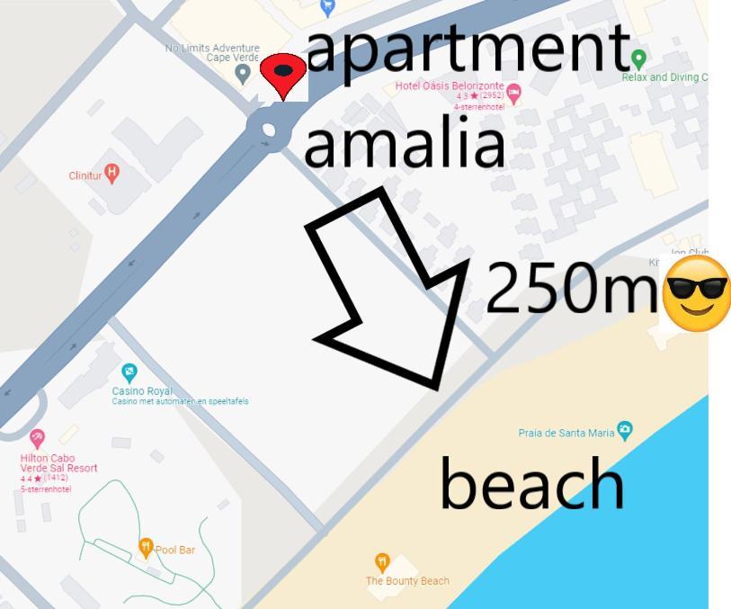 Appartement Amalia Sal Santa Maria Luaran gambar